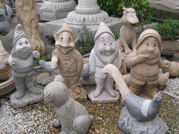 Садовые фигуры из гранита