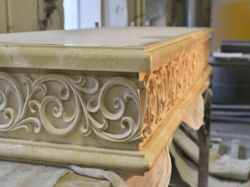 Создание резной каминной полки