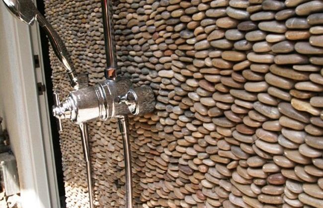 Галька в интерьере