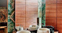 Элементы дома из зеленого оникса