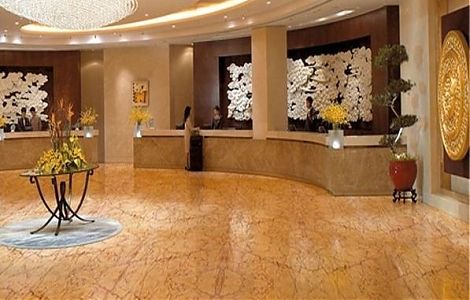 Пол из мрамора Crema Valencia