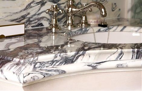 Отделка ванной лучшим итальянским мрамором изображение 1