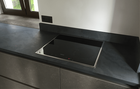 Столешница в кухню из черного сланца Black Slate изображение 5