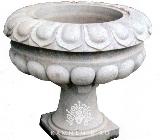 Уличный вазон из мрамора - изображение 1