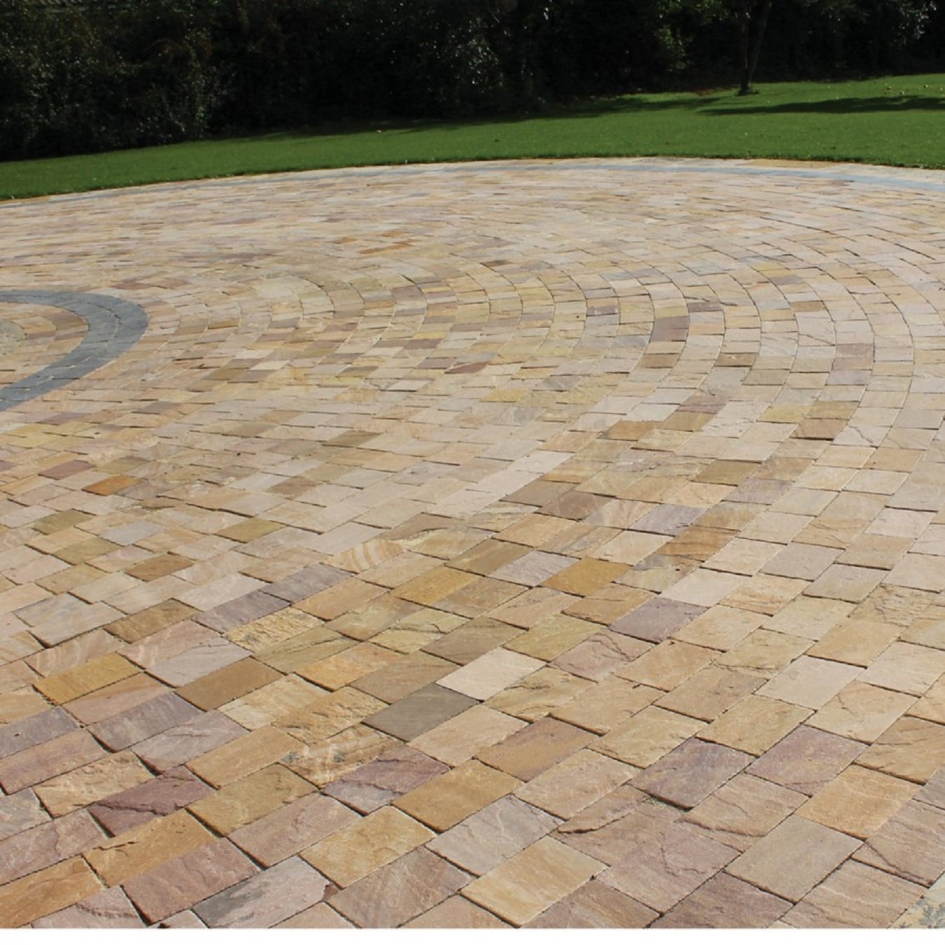 Мощение песчаником Мощение песчаником